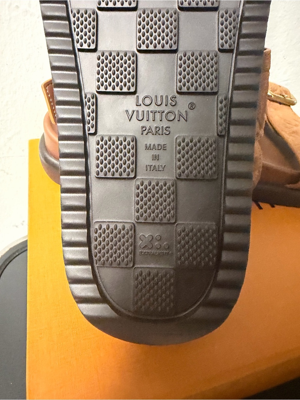 Louis Vuitton LV Monogram Venice Mules Sandals 1AIZV2 Mens LV Size 9 US 10 Brown - Picture 13 of 16